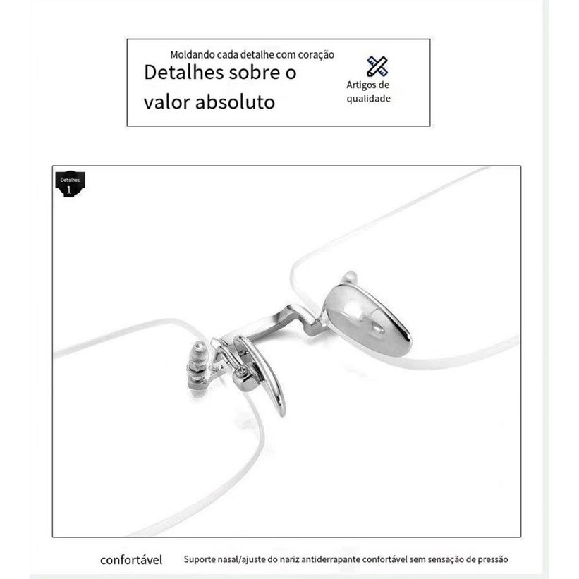 Kính Mát Không Gọng Siêu Nhẹ Không Gọng Màu Vàng Mới 2021 Phong Cách Hàn Quốc Thời Trang Cho Nam Và Nữ