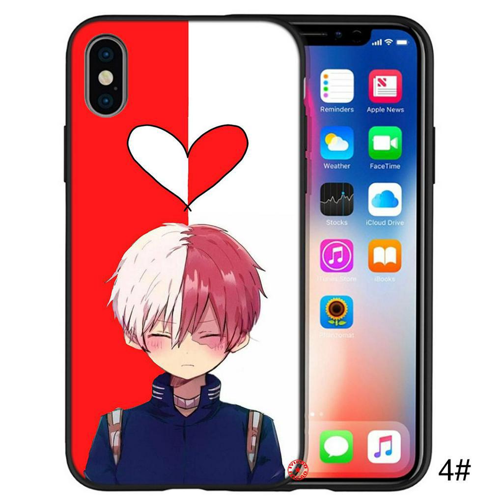 Ốp Điện Thoại Silicon Mềm Hình anime shoto todoroki 16ni Cho iphone xs max x xr 10 5 5s 6 6s 7 8 plus