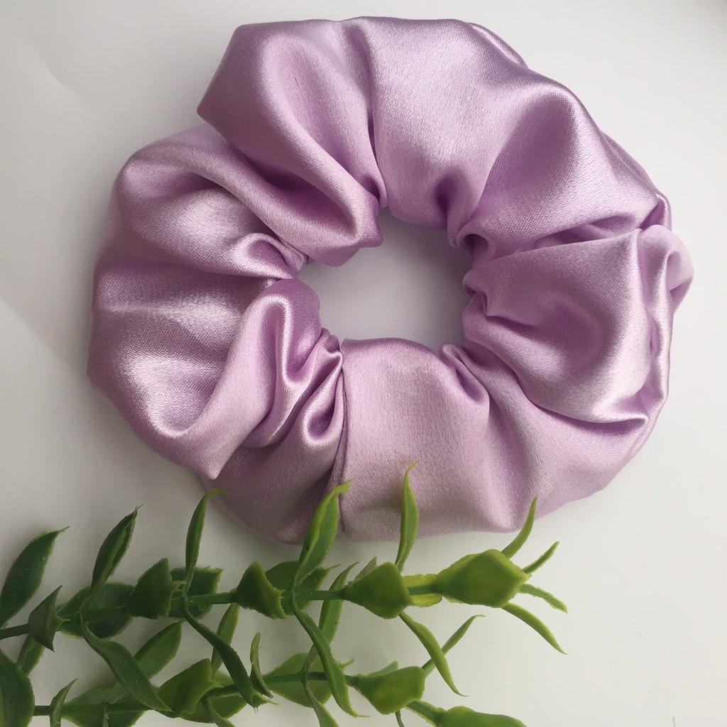 [Mã FAGOGO giảm 12% đơn 99K] cột tóc vải scrunchies buộc tóc vải trơn bóng loại đẹp hot trend | BigBuy360 - bigbuy360.vn