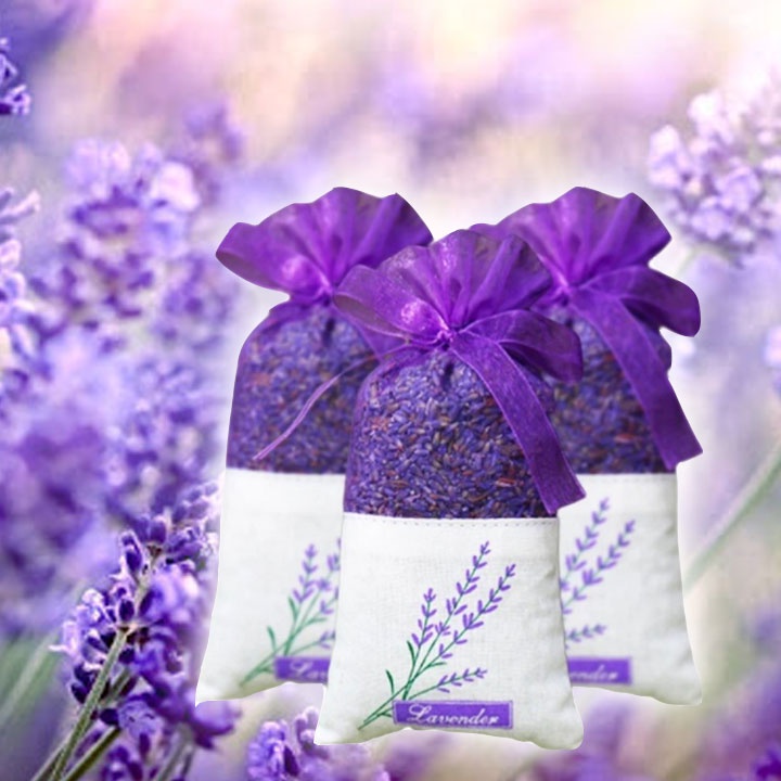 Túi Thơm Hoa Oải Hương Lavender.Túi thơm giúp khử mùi thanh lọc không khí