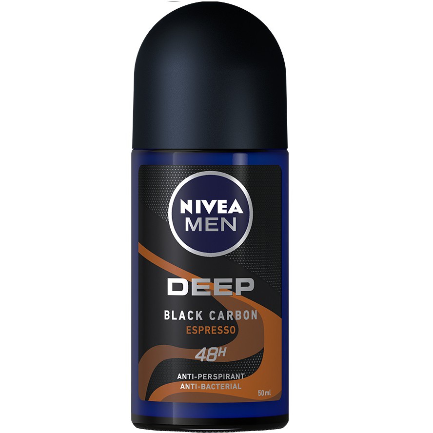 Lăn ngăn mùi Nivea than đen hương espresso 50ml - 85366
