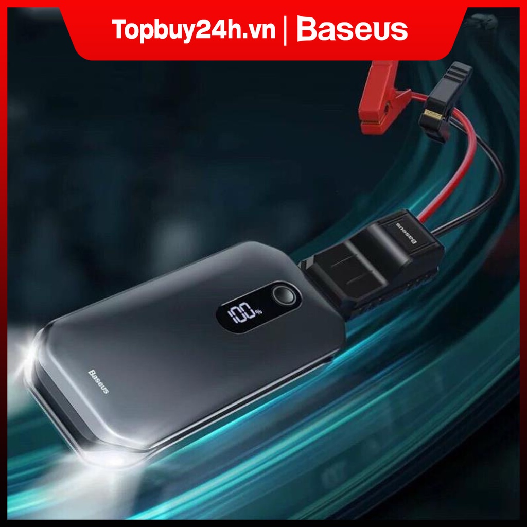 Bộ kích nổ oto Baseus Super Energy Car Jump Starter Pro (12000mAh, 5V-3A)