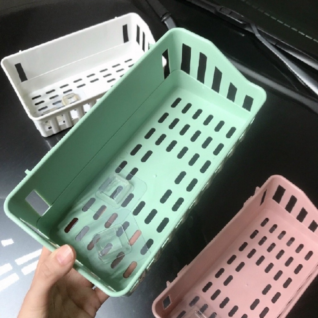 Kệ để đồ dùng nhà bếp, nhà tắm nhựa dán tường loại lớn