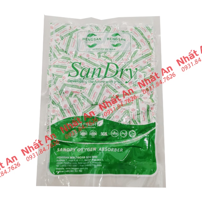 Gói hút oxy Sandry/ Sandry Oxygen Absorber - 200 cái Chuyên dùng cho bánh trung thu