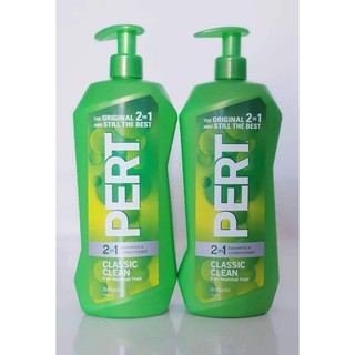 DẦU GỘI SẠCH DA ĐẦU PERT PLUS CLASSIC CLEAN 2 IN 1 1000ML