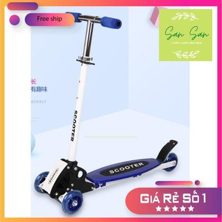 Xe trượt, xe scooter 3 bánh xe chòi chân cho bé [PHIÊN BẢN CAO CẤP]