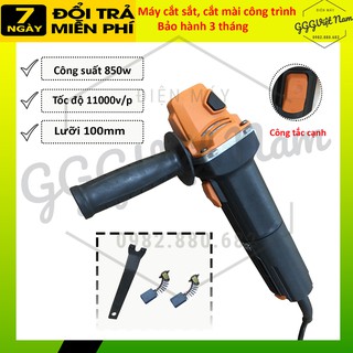 Máy mài góc, máy cắt sắt, cắt gạch cầm tay đa năng Angle 51008 công suất 850w - tốc độ 11000v/p