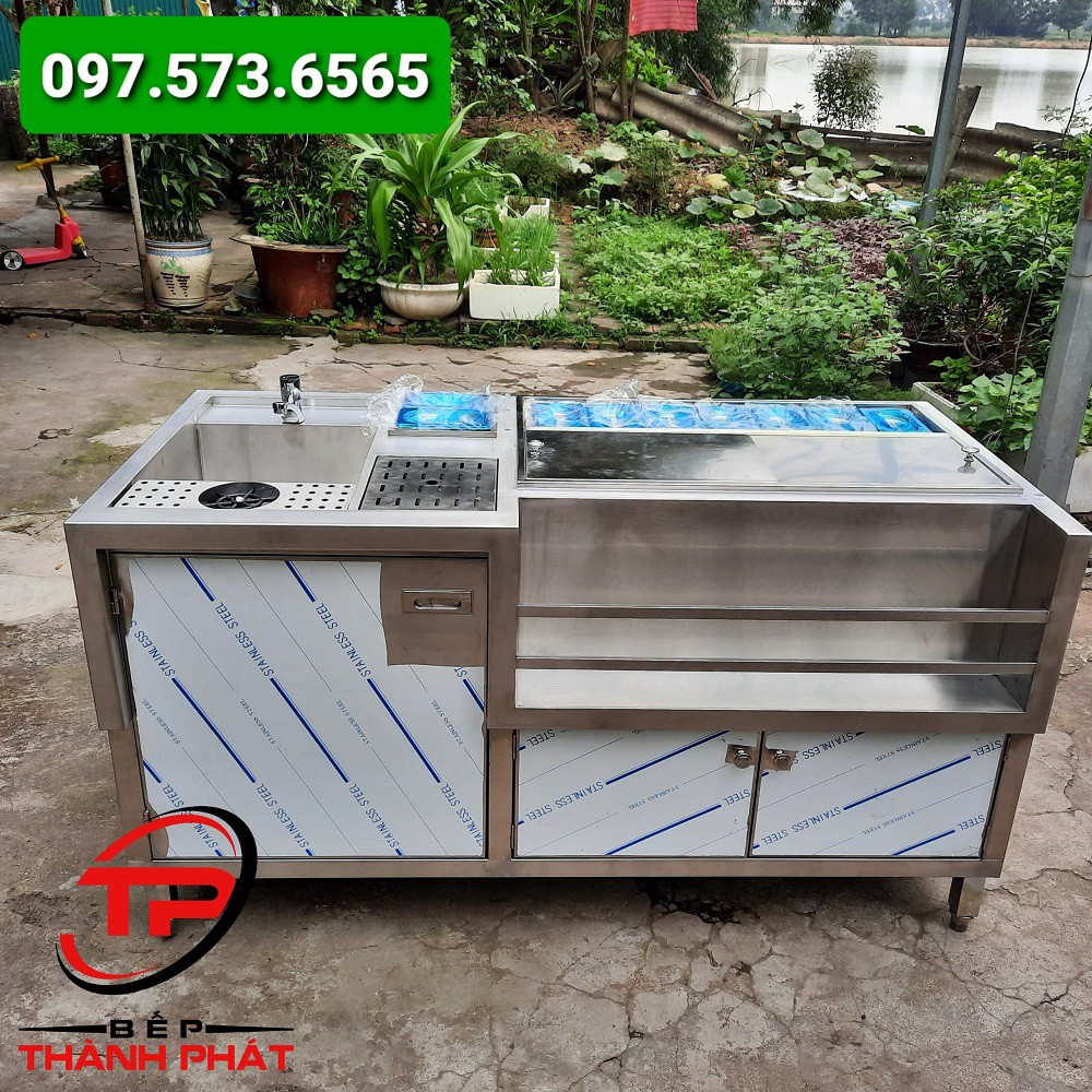 Quầy cocktail, Quầy pha chế inox, Thiết bị pha chế quầy bar