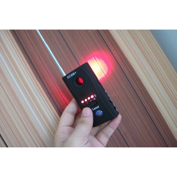 Máy dò thiết bị định vị, Camera quay lén, GPS, Nghe trộm CC308+ bằng sóng wifi, sóng điện thoại - Bảo hành 6 tháng