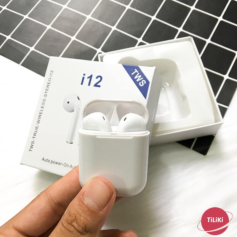 Tai nghe bluetooth i12 cảm ứng 2 bên