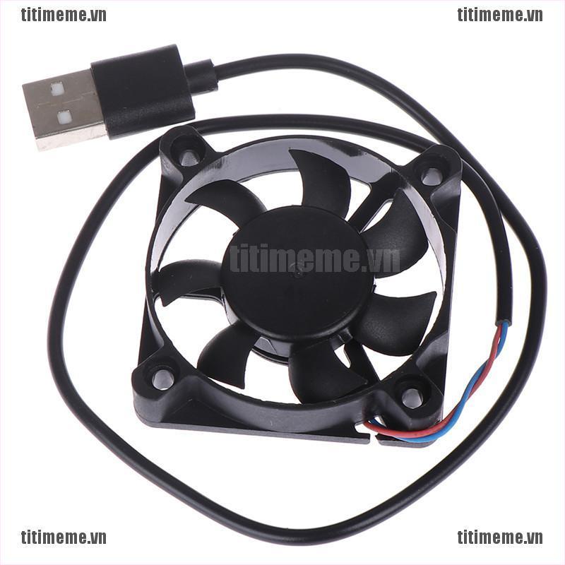 1 Quạt Tản Nhiệt Cổng Usb 5v 50x50 X 10mm Cho Pc