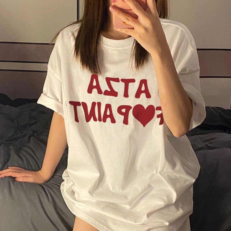 NRVP Áo Thun Tay Ngắn Cổ Tròn Thời Trang Mùa Hè Phong Cách Hàn Quốc 2022 Cho Nam Và Nữ