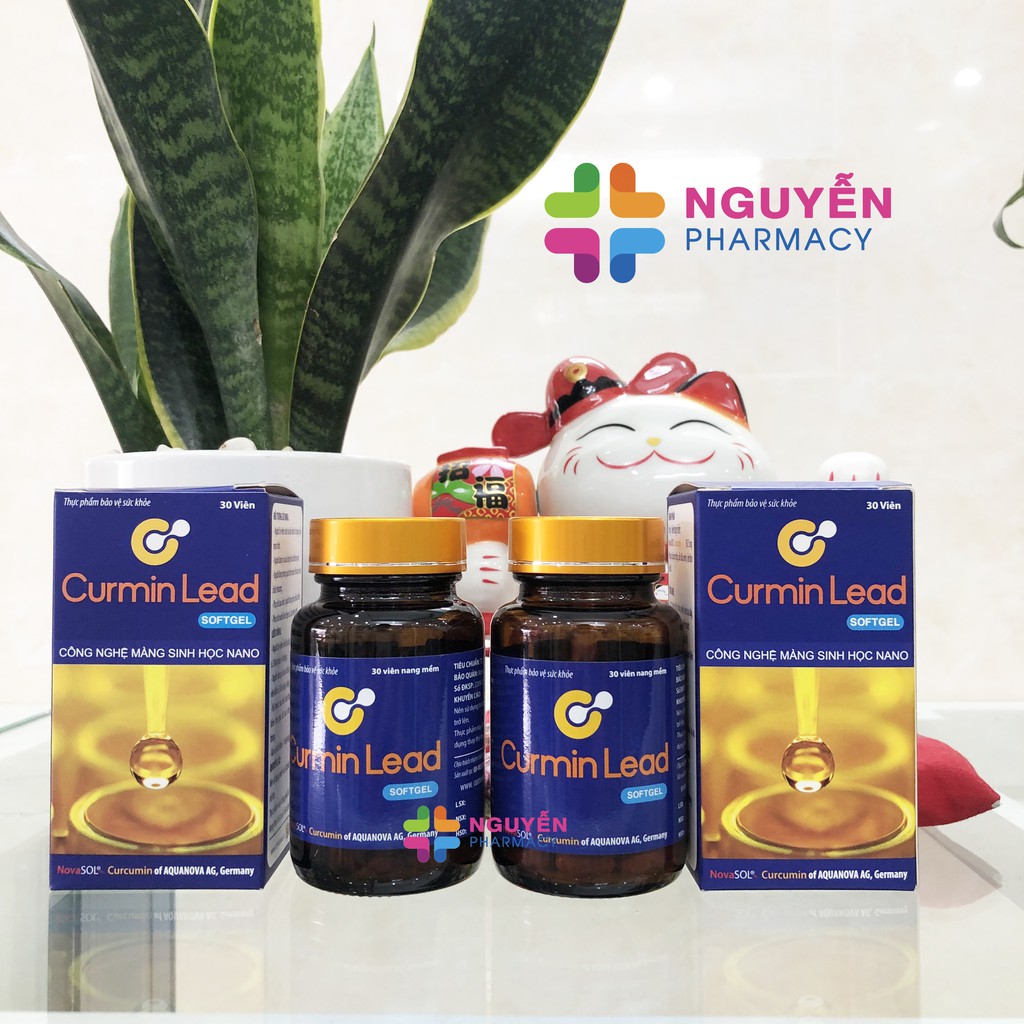 Curmin Lead Softgels - Tinh nghệ nano curcumin giúp tăng hấp thu