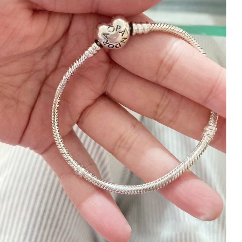 Vòng Tay Pandora Xi Mạ Bạc 925 Charms