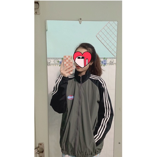 Áo khoác bóng chày form rộng vải dù cao cấp tay chạy sọc ❤️ Áo bomber thời trang Hàn Quốc dáng Unisex nam nữ shopmap