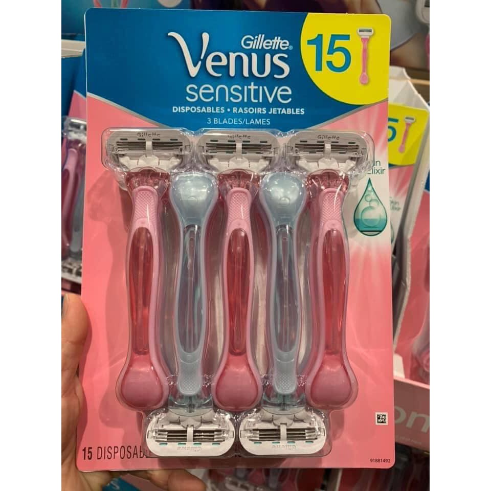 Dao cạo dành cho nữ Gillette Venus Sensitive cao cấp - USA