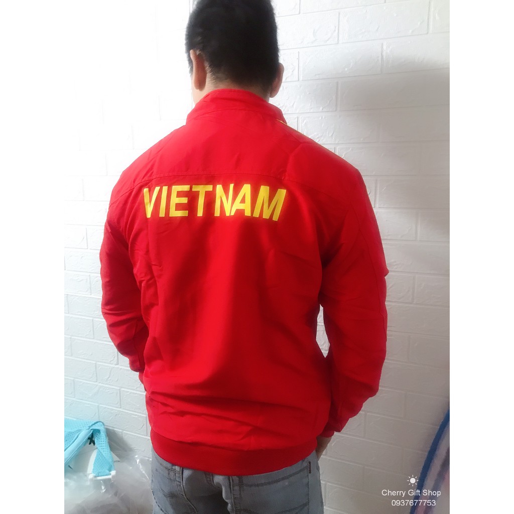 [FREESHIP] Áo khoác đội tuyển Việt Nam, hàng chất lượng cao