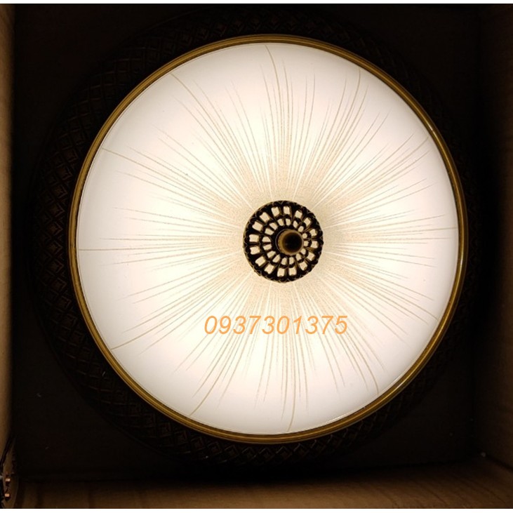 Đèn Ốp Trần Trang Trí Y023 Đường Kính D320mm Đèn Led 3 Chế Độ Ánh Sáng - Bảo Hành 2 Năm