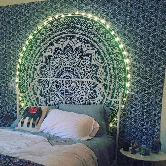 Tranh vải Mandala -19 mẫu,1M5*1M3  tặng kèm đinh và kẹp tranh