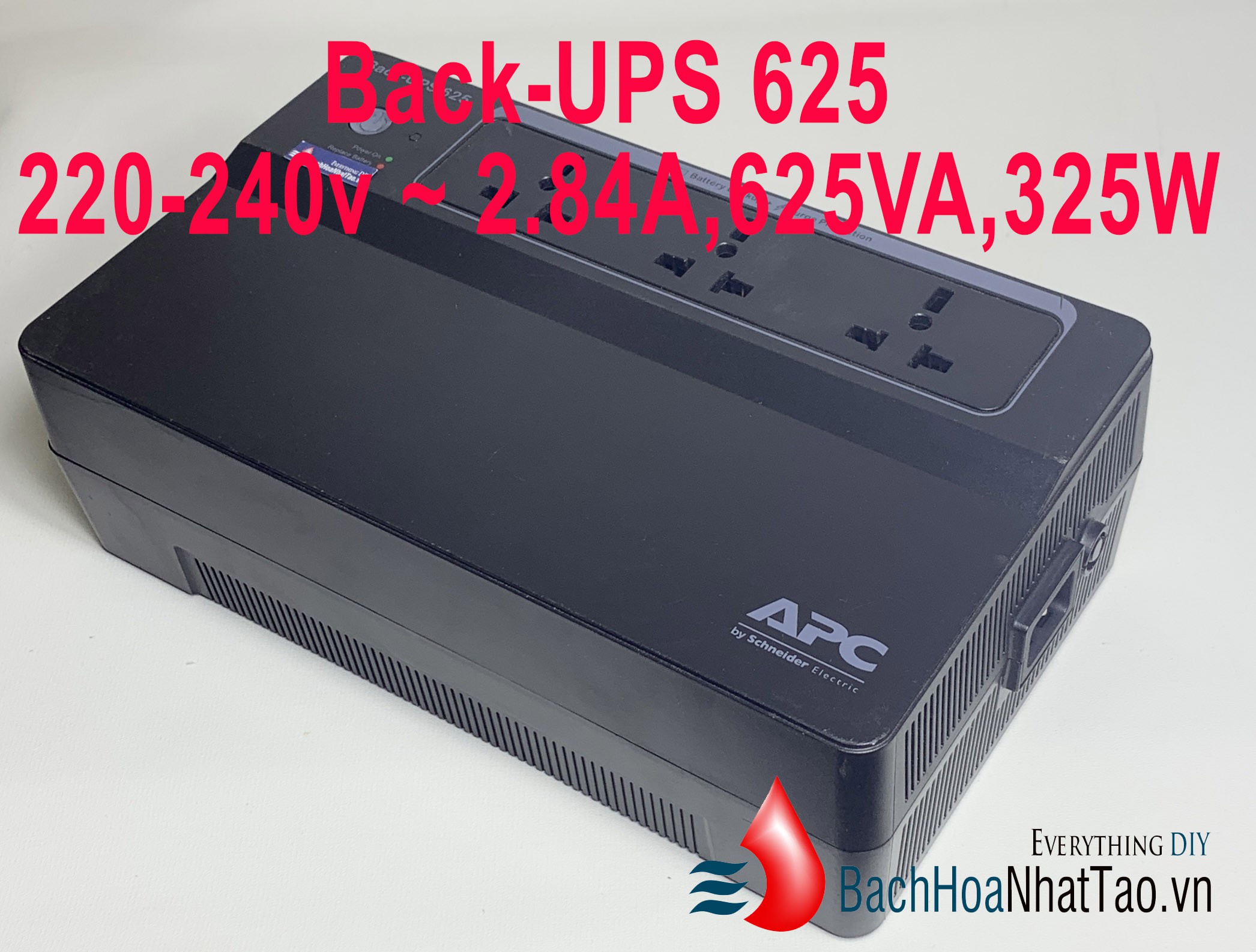 Bộ lưu điện ups APC 625va không bình acqui