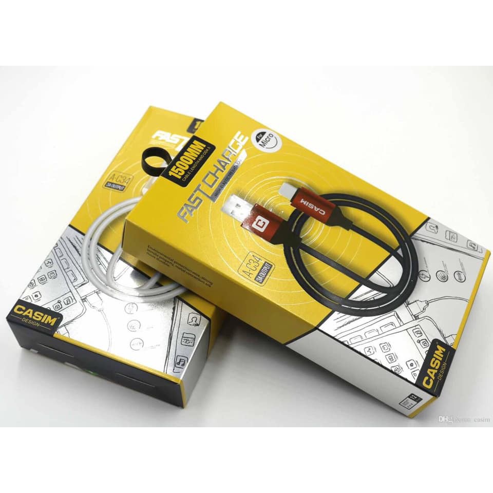 Cáp sạc CASIM dây dài 1m5