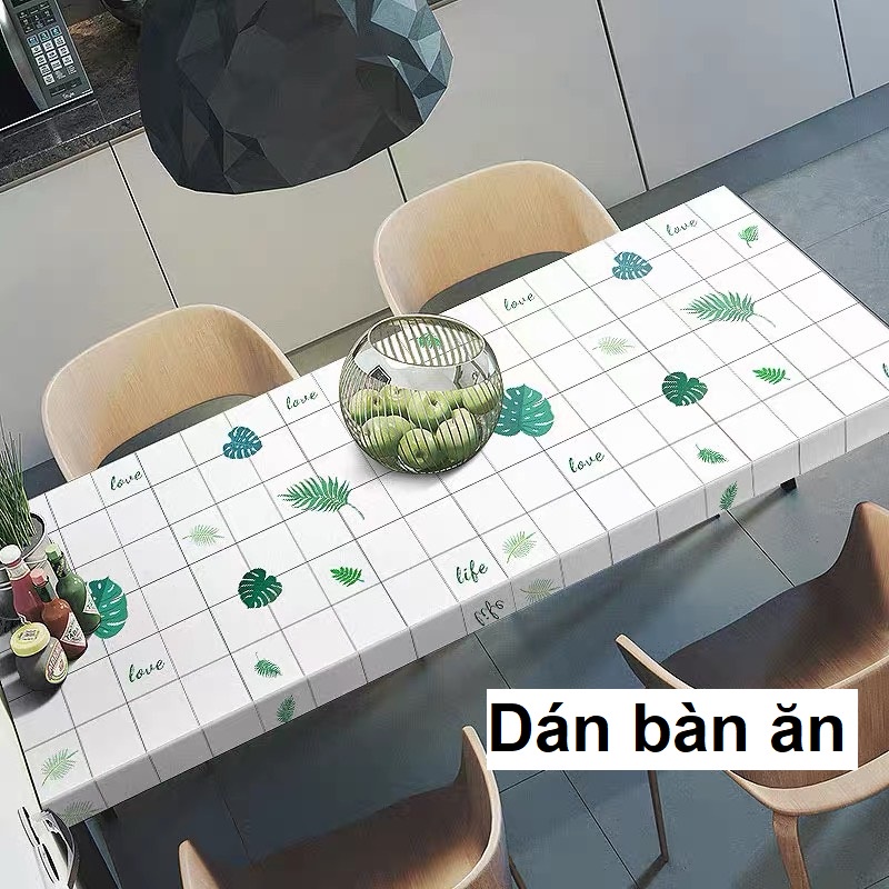 Giấy dán tường bếp chống dầu mỡ miếng decal dán bếp tráng nhôm cách nhiệt khổ 2.5M