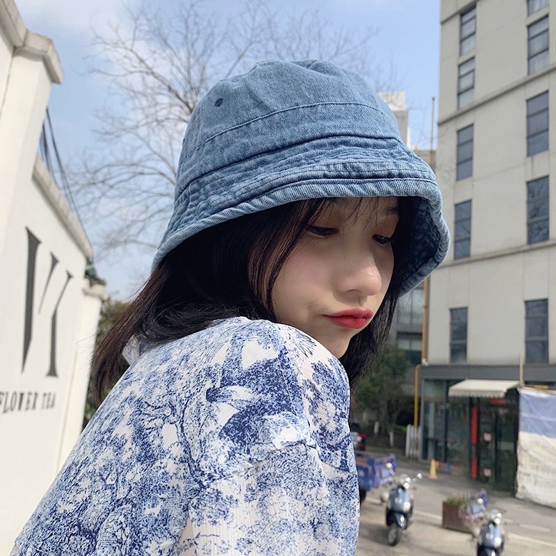 Nón bucket jean unisex( Hình Thật) loại đẹp