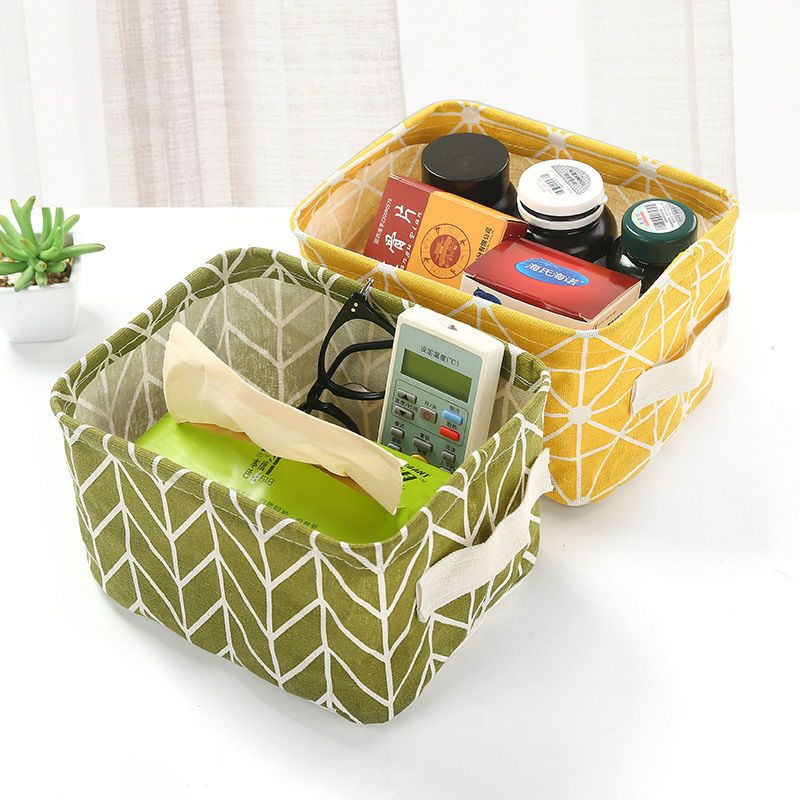 Giỏ đựng đồ mini để bàn size 21*16*14cm
