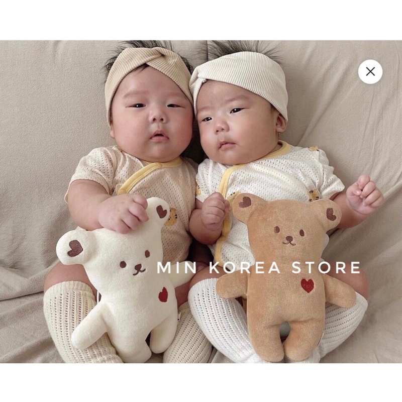 GẤU BÔNG ORGANIC CHO BÉ CHÍNH HÃNG DOTTODOT - MADE IN KOREA