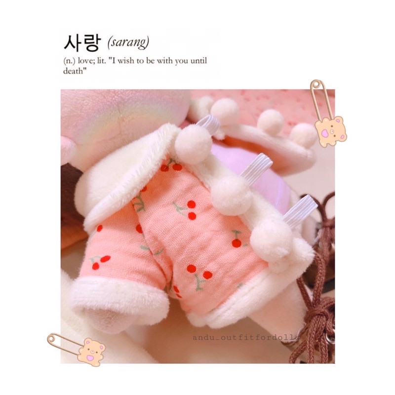 Set Pink Cherry- 15-20-40cm-idv