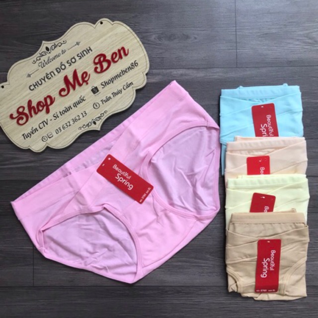 Quần chíp bầu và sau sinh spring loại 1 có túi zip