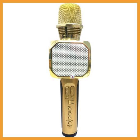 [Mã ELHACE giảm 4% đơn 300K] Micro karaoke bluetooth GrownTech SD 10 không dây 2 loa bass mạnh