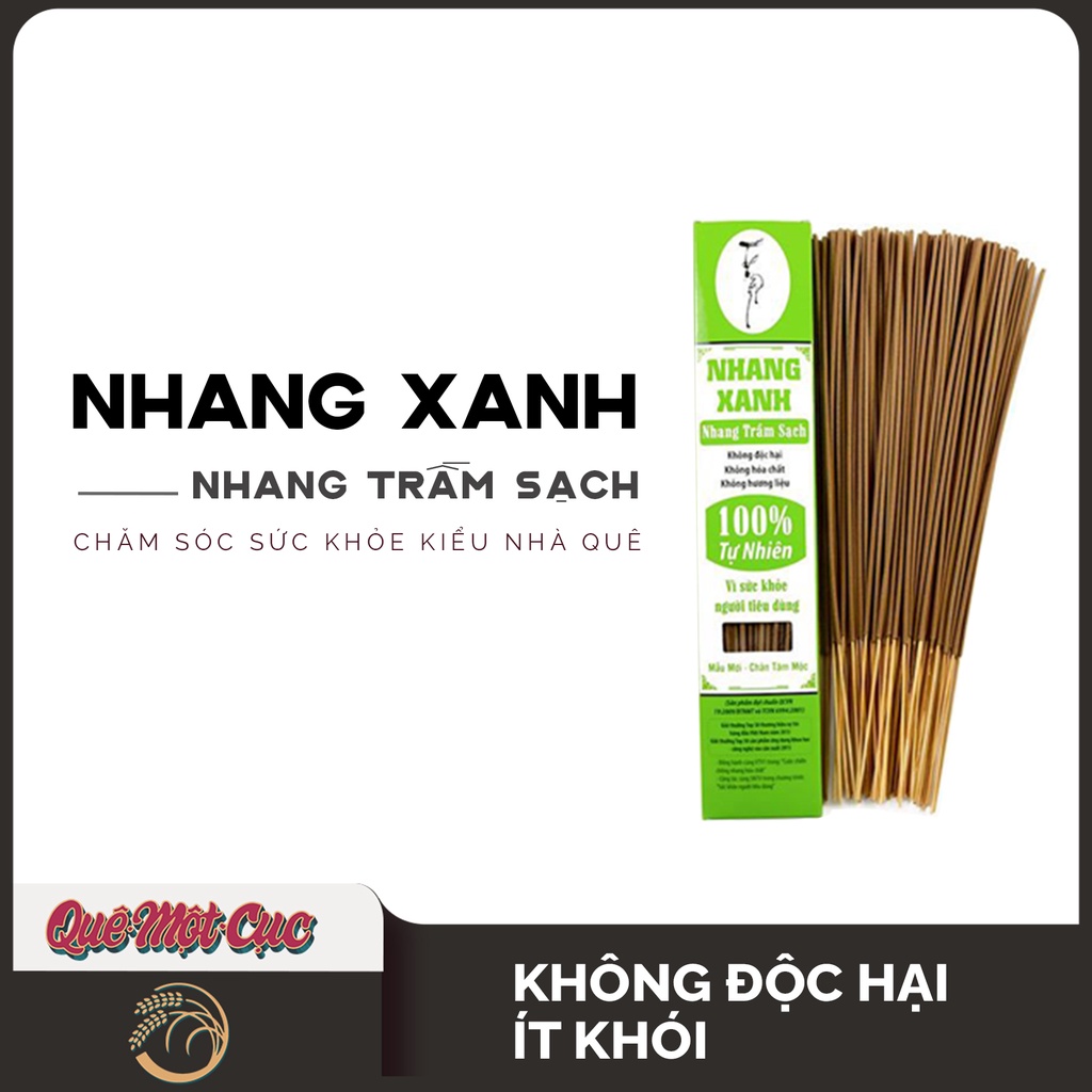 Nhang trầm sạch, nhang xanh (CÓ ƯU ĐÃI) an toàn, không hóa chất - SPA QUE MOT CUC