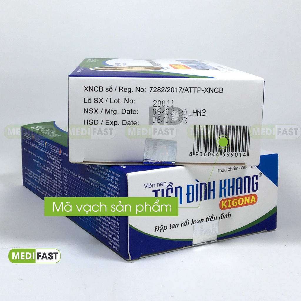 Tiền Đình Khang hỗ trợ giảm rối loạn tiền đình hoạt huyết Hộp 30 viên từ thảo dược - Chính hãng