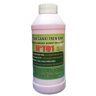 Tẩy cặn canxi trên kính - HT01