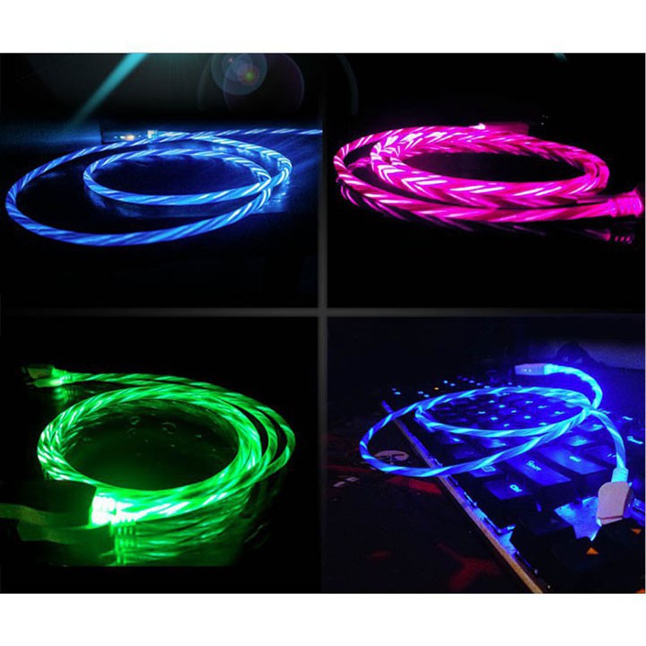 CÁP SẠC CÓ LED CHO IPType C-SPB_C S phát sáng theo dây cáp trần không hộp
