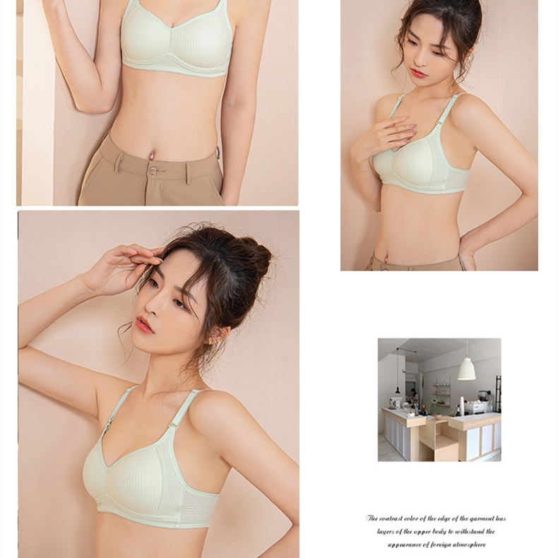 Áo Ngực cotton Không Đường May Màu Sắc Đơn Giản