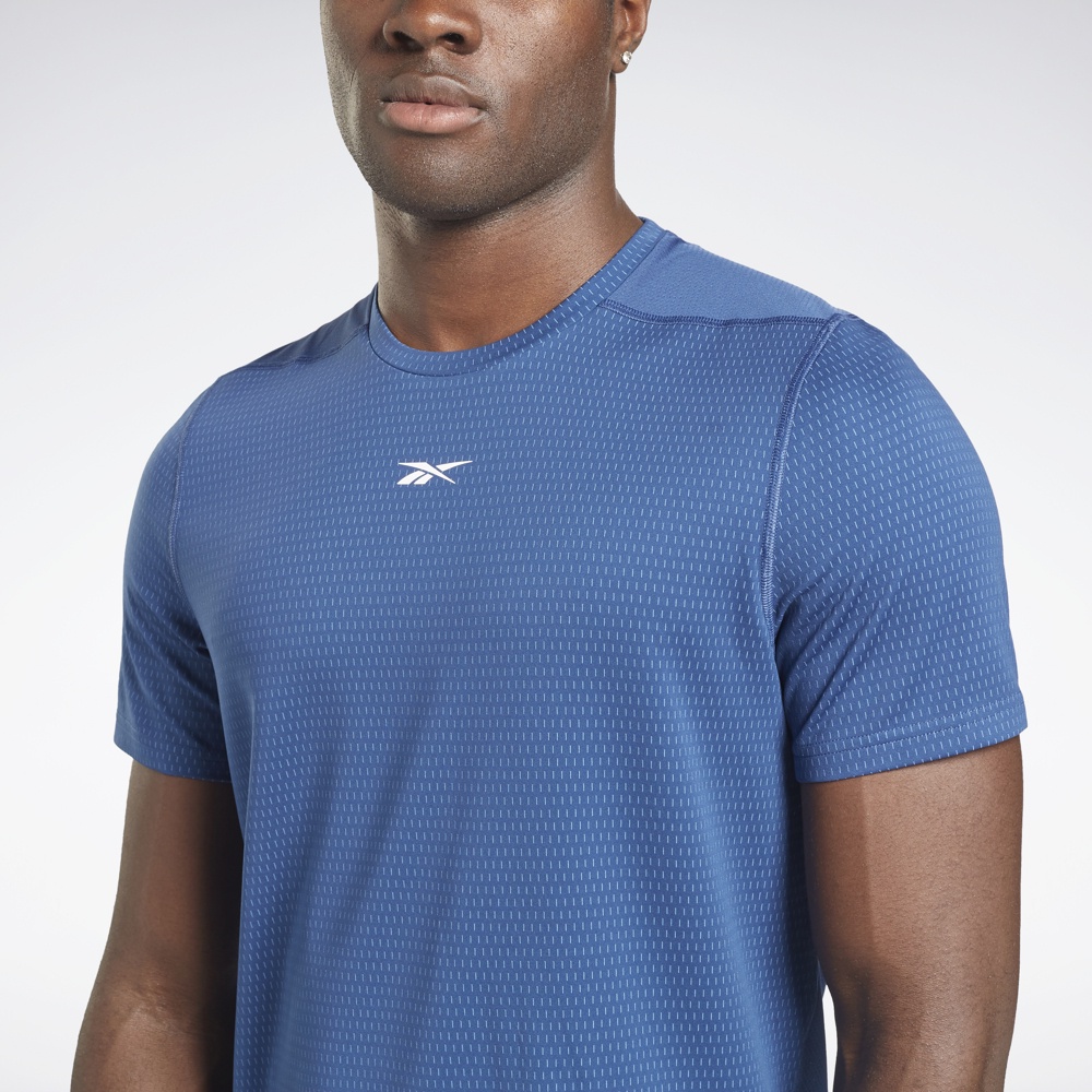 Reebok TRAINING Áo thun Tập luyện Nam Sweatshift Move Tee Màu xanh đậm HA9047