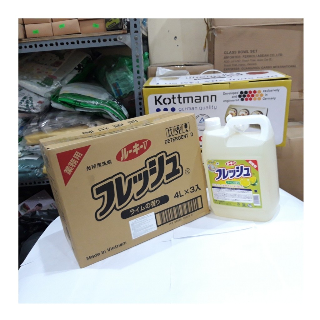 Nước rửa chén bát Wai dung tích 4L Nhật Bản DrbStore