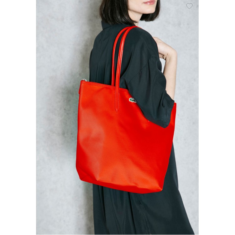 Túi Nữ Lacoste Vertical Shopping Bag High Risk Red NF1890PO 883