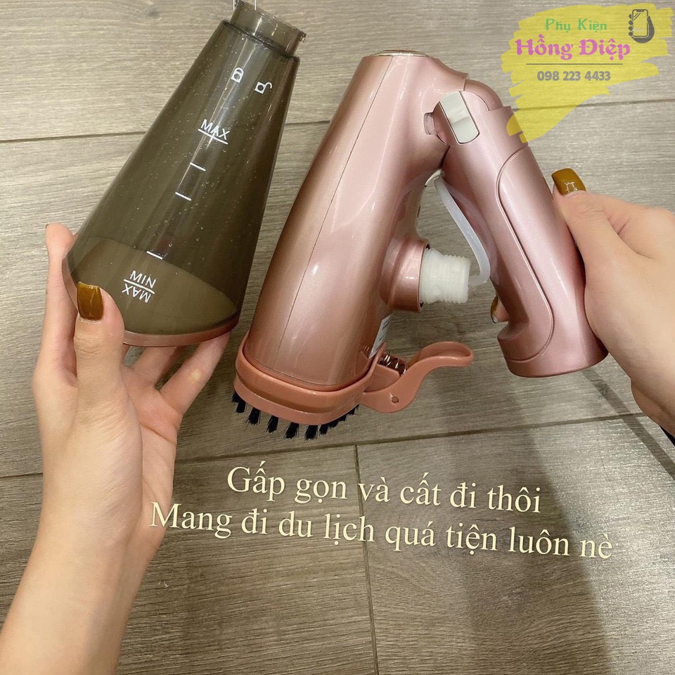 Bàn Là Hơi Nước Mini Có thể Gấp Gọn