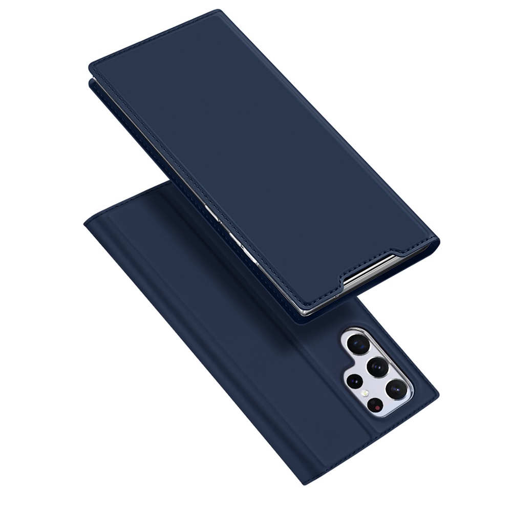 Bao Da Điện Thoại Dux Ducis Bằng PU Dạng Ví Nắp Lật Hít Nam Châm Có Ngăn Đựng Thẻ Và Giá Đỡ Cho Samsung Galaxy S22 Ultra S22 Plus S22 +