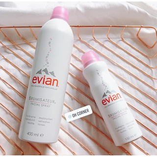 Xịt Khoáng Evian chai 150ml - 400ml
