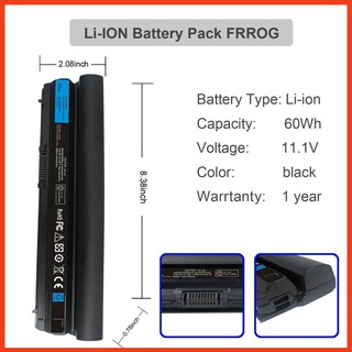 [Giá hủy diệt] Pin Laptop Dell Latitude E6320, E6230, E6220, E6330 E6430s E6120 E6220 Nhập Khẩu Battery Dell Latitude E6