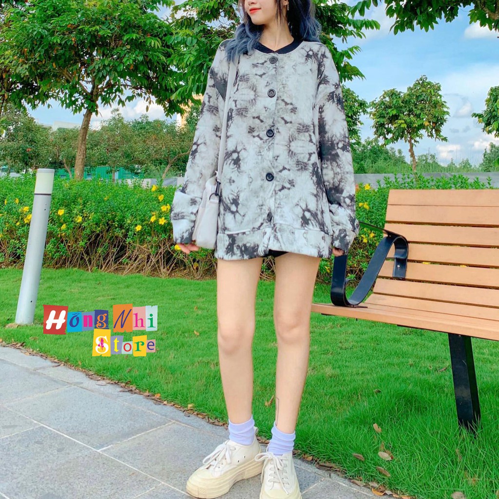 Áo Khoác Cardigan 3D Loang Màu Tie Dye Oversize Ulzzang Unisex Dáng Rộng Nam Nữ - MM | BigBuy360 - bigbuy360.vn