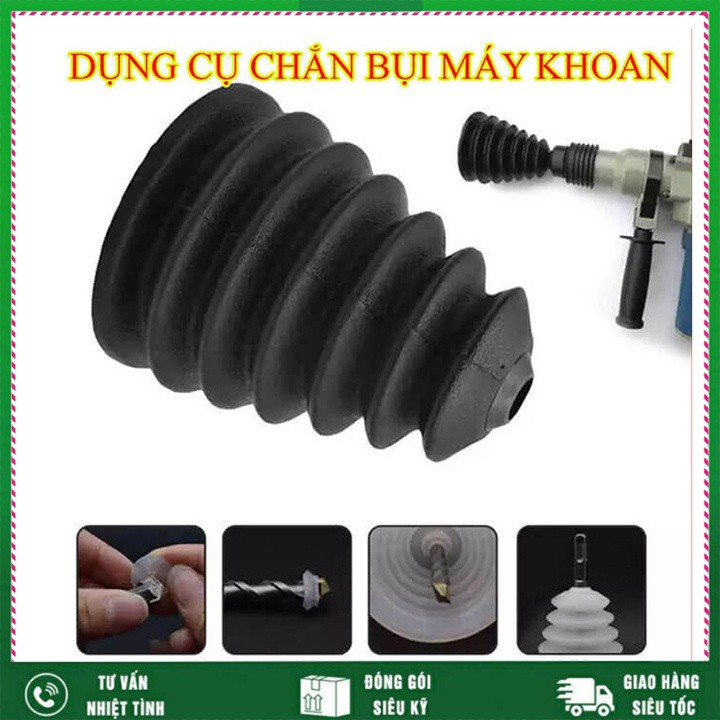 Dụng cụ chắn bụi máy khoan bê tông khoan tường 2 màu - Dụng cụ chặn bụi máy khoan