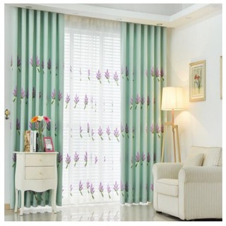 1 Tấm rèm vải cửa sổ cao cấp khổ 2.7m – lavender tím