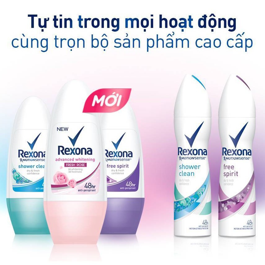 [Lăn Rexona Nữ - Đủ Loại] Lăn Khử Mùi Rexona Nữ 50ml