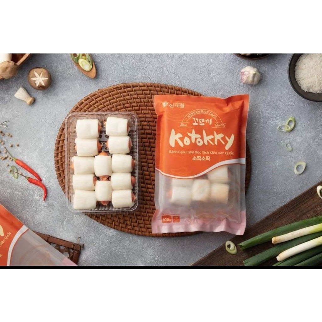 Bánh Gạo Xúc Xích Sanadle Kotokki bịch 500gr - kết hợp thơm ngon mềm dẻo