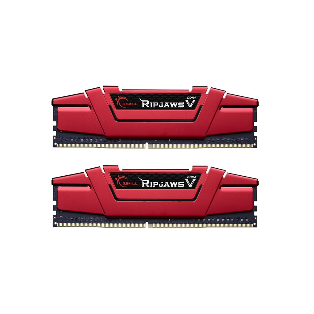 Bộ nhớ ram G.SKILL RIPJAWS V-16GB (8GBx2) DDR4 3000MHz- F4-3000C16D-16GVRB - Hàng chính hãng 100%